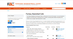 Desktop Screenshot of fantasybasketballcafe.com